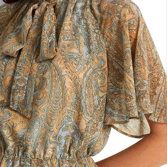 Ralph Lauren Paisley Dres. ptp 21" Retail$137 - Picture 2 of 5